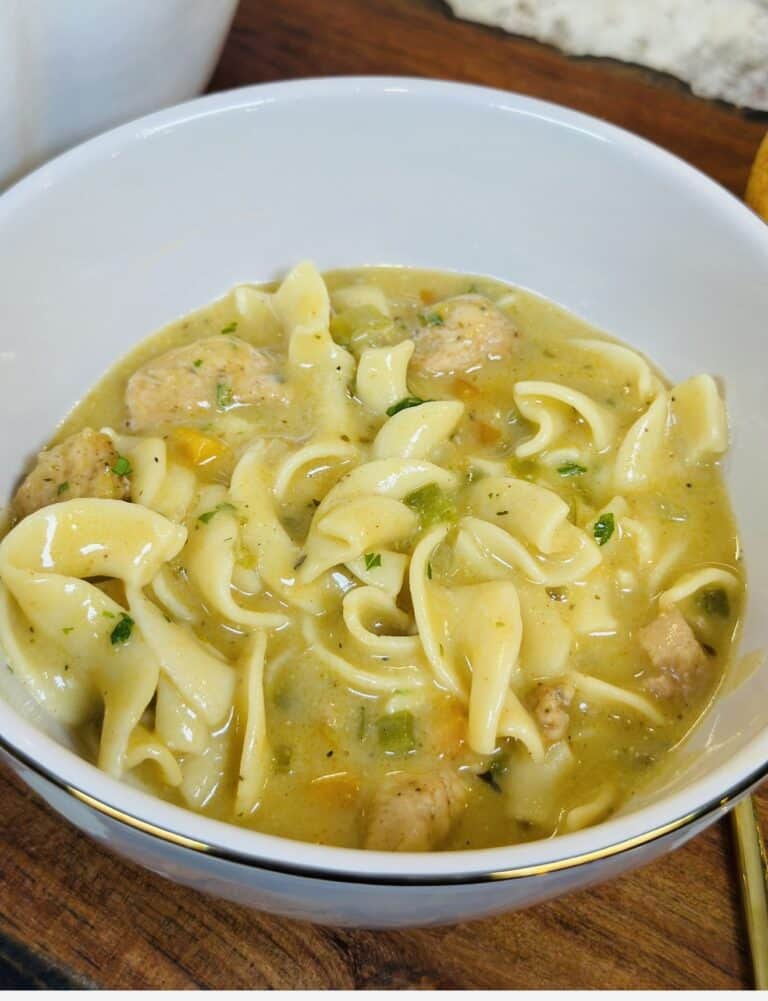 Creamy Chicken Noodle Soup
